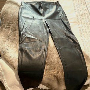 Zara Black Leather Skinny Pants WORN ONCE!